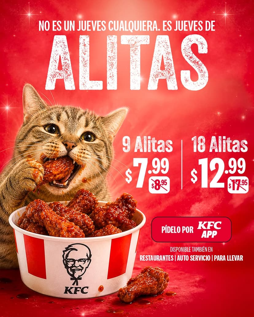 Jueves de Alitas en KFC Panamá