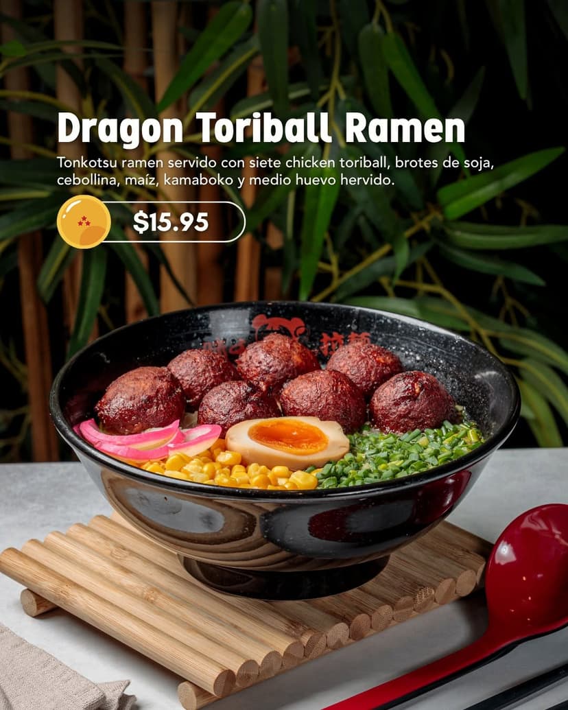 Saiyan Weekend en Ajisen Ramen: Dragon Toriball Ramen