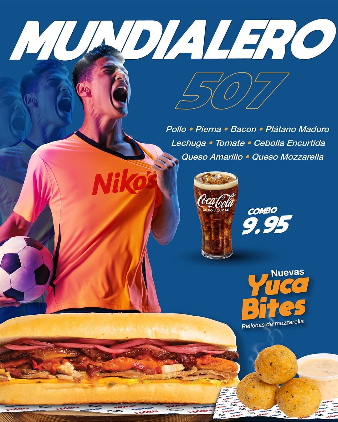 Combo Mundialero 507 en Niko's
